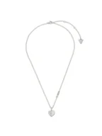 Naszyjniki - Guess Naszyjnik Lovely Guess JUBN03 035JW Srebrne rodowanie - miniaturka - grafika 1