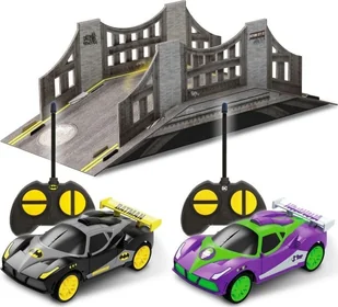 Batman vs The Joker radio control cars 2pcs set, scale 1:28 - Modele zdalnie sterowane - miniaturka - grafika 1