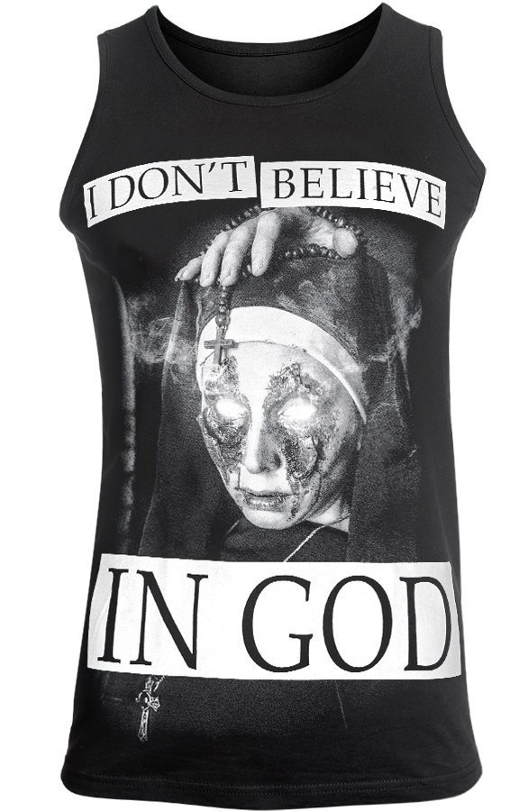 koszulka na ramiączkach AMENOMEN - I DON'T BELIEVE IN GOD (OMEN120KR)-S