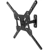 Uchwyty do telewizora - One For All One For All Uchwyt TV obrotowy 13-55"" 90 stopni rotacji 30kg VESA od 75x75 do400x400 49mm od ściany (WM2441) - miniaturka - grafika 1