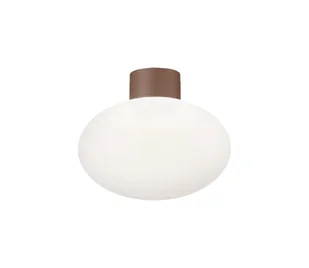 Ideal Lux - Plafon zewnętrzny CLIO 1xE27/42W/230V IP44 brązowy - Lampy ogrodowe - miniaturka - grafika 1