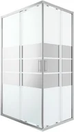 Kabiny prysznicowe - GoodHome Kabina prysznicowa prostokątna Beloya 80 x 120 x 195 cm chrom/szkło lustrzane - miniaturka - grafika 1