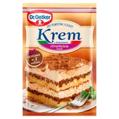 Bakalie - Dr. Oetker Krem do tortów i ciast z mascarpone smak tiramisu 122 g Dr. Oetker - miniaturka - grafika 1