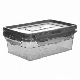 Pojemnik z uszczelką do przechowywania z pokrywką klipsami zamykany do żywności 500 ml kod: O-127164 - Pojemniki kuchenne - miniaturka - grafika 1