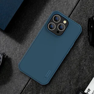 Nillkin Super Frosted Shield Pro Magnetic Case etui iPhone 14 Pro Max z MagSafe magnetyczne czarny - Etui i futerały do telefonów - miniaturka - grafika 17