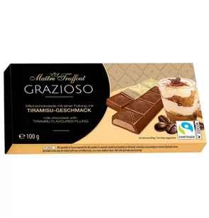 MaitreTruffout Grazioso Czekoladki z Nadzieniem Tiramisu 100 g - Inne słodycze - miniaturka - grafika 1