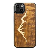 Etui i futerały do telefonów - Bewood Drewniane Etui do iPhone 13 (Góry Imbuia) BWD08658 - miniaturka - grafika 1