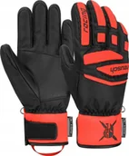 Rękawice narciarskie - Reusch Rękawice Worldcup Warrior Prime R-TEX XT Junior Black Fluo Red 2023 5.5 - miniaturka - grafika 1