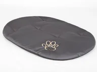 Legowiska dla psów - Poduszka owalna dla psa/kota, 87 x 62 cm, R9, grafit - miniaturka - grafika 1