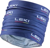 Czapki i chusty sportowe damskie - Leki LE Komin MULTISCARF blue-white - miniaturka - grafika 1