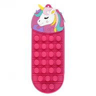 Piórniki - Piórnik silikon 1zamek Unicorn STARPAK - miniaturka - grafika 1
