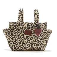 Torby i organizery dla mam - La Millou - Organizer do wózka ortalionpikowany LEOPARD CREAM by Magdalena Lamparska - miniaturka - grafika 1