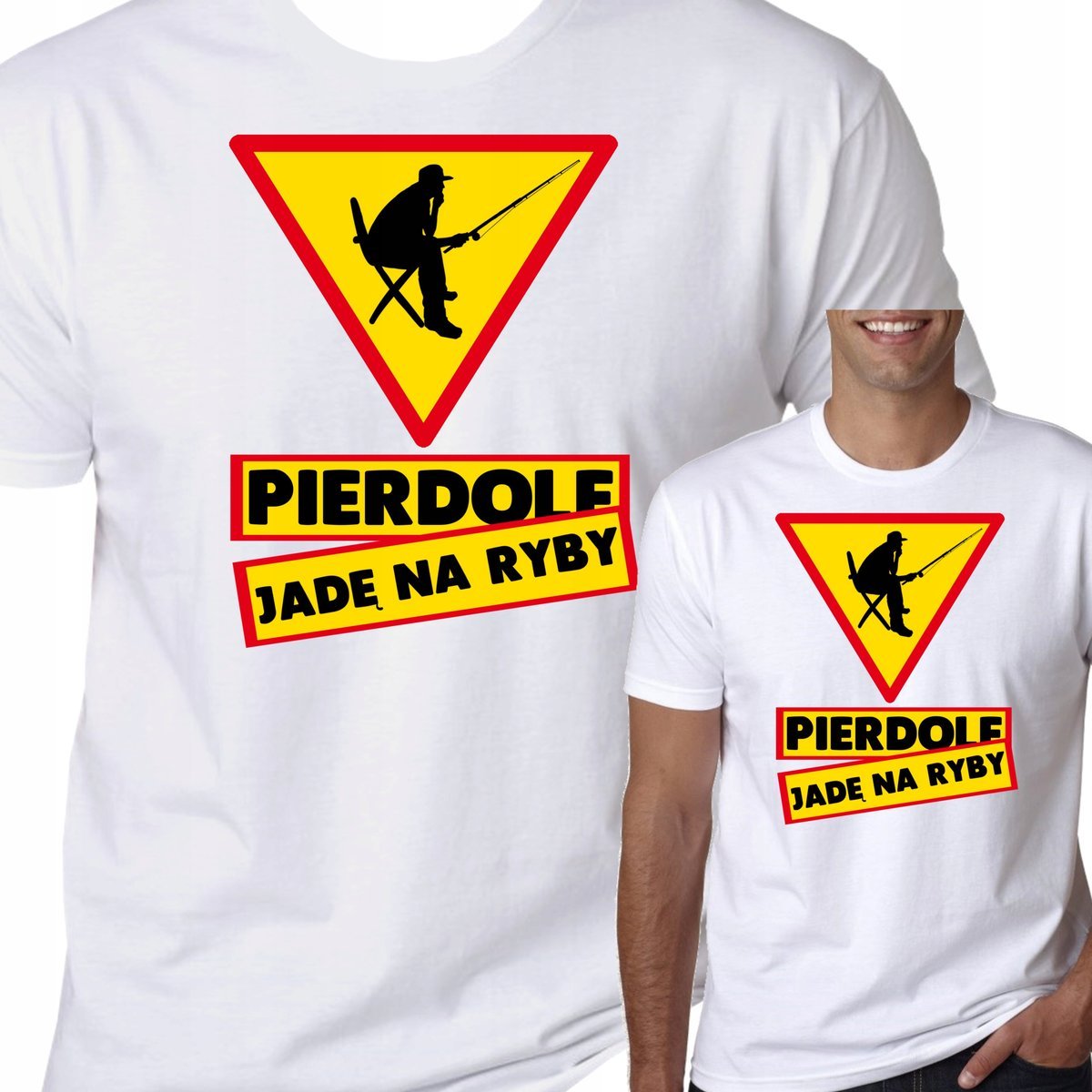 T-Shirt KOSZULKA WĘDKARSKA NA RYBY PREZENT XL 1048