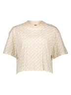 Koszulki i topy damskie - adidas Koszulka w kolorze beżowym - miniaturka - grafika 1