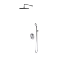 Stelaże i zestawy podtynkowe do WC - OMNIRES SYSYT05NI Y Termostatyczny system prysznicowy podtynkowy nikiel (NI) - miniaturka - grafika 1