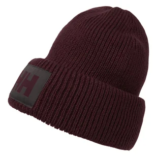 Czapka zimowa HELLY HANSEN HH BOX BEANIE 53648_658 – Bordowy - Czapki damskie - miniaturka - grafika 1