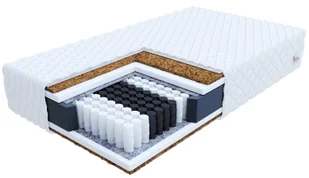 Materac kieszeniowy MERANO kokos - 90 x 200 - H4 twardy - 19 cm - Materace - miniaturka - grafika 1