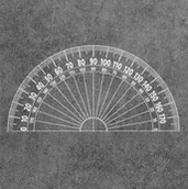 Pomoce naukowe - Podłogowy Kątomierz Lewy - miniaturka - grafika 1