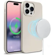 Etui i futerały do telefonów - Etui CRONG Color Cover Magnetic MagSafe do Apple iPhone 14 Pro Max Kamienny beż - miniaturka - grafika 1