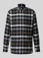 Koszule męskie - Koszula casualowa o kroju regular fit z kołnierzykiem typu button down - miniaturka - grafika 1