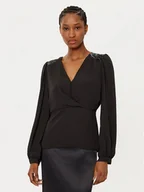 Bluzki damskie - Rinascimento Bluzka CFC0019730002 Czarny Regular Fit - miniaturka - grafika 1