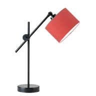 Lampy stojące - Designerska lampka nocna do sypialni MALI w kolorze czarno-czerwonym - miniaturka - grafika 1