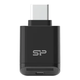 Czytnik kart pamięci silicon power usb-c 3.2 gen 1 microsd czarny SPU3CTMREDC2000K - Czytniki kart pamięci - miniaturka - grafika 1