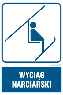 RD014 WYCIĄG NARCIARSKI, FN - FOLIA SAMOPRZYLEPNA; (500X750MM) - Systemy ekspozycyjne i znaki informacyjne - miniaturka - grafika 1
