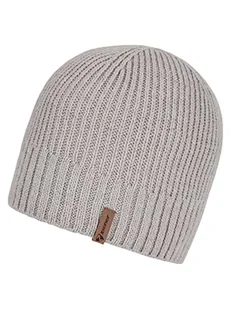 Ziener Damska/męska czapka INDIGU/dziergana, wełna, szary (Dusty Grey), rozmiar uniwersalny - Czapki damskie - miniaturka - grafika 1