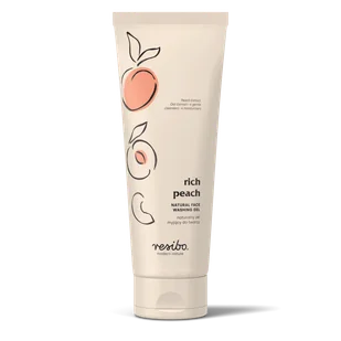 Resibo Rich Peach Naturalny żel myjący do twarzy z ekstraktem z brzoskwini 125 ml - Żele do mycia twarzy - miniaturka - grafika 1