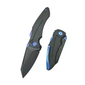 Noże - Nóż składany Kubey Sumo Black Titanium, Blackwashed CPM 20CV by Jake Hoback (KB400E) - miniaturka - grafika 1