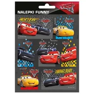 Szkolne artykuły papiernicze - Derform Naklejki 110x160 Stickers Funny  Auta B/c - miniaturka - grafika 1