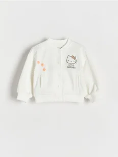 Reserved - Bluza bomberka Hello Kitty - złamana biel - Bluzy dla dziewczynek - miniaturka - grafika 1