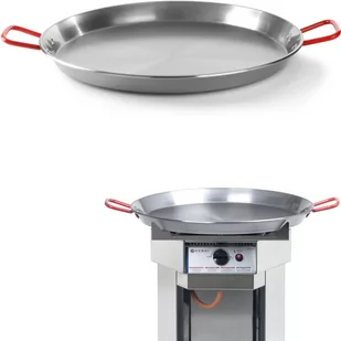 Hendi Patelnia do Paelli z rączkami Profi Line ze stali nierdzewnej O460 x 40mm - Wyposażenie lokali gastronomicznych - miniaturka - grafika 3