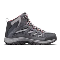 Buty trekkingowe damskie - Damskie Buty COLUMBIA CRESTWOOD MID WP V2 WMNS 2099861053 – Szary - miniaturka - grafika 1