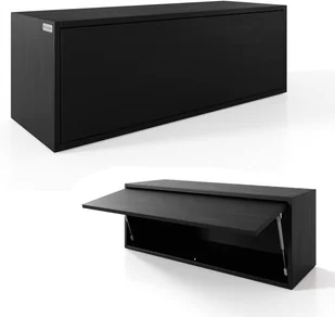 Szafka wisząca 100cm kuchnia sypialnia salon czerń - Szafki kuchenne - miniaturka - grafika 1