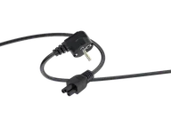 Kable komputerowe i do monitorów - Przewód zasilający ISY ICP-5000 Schuko do gniazda koniczynkowego 1,5 m Czarny - miniaturka - grafika 1