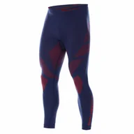 Spodnie sportowe męskie - Męskie legginsy termoaktywne Brubeck Dry - granatowe - BRUBECK - miniaturka - grafika 1