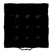 Meble modułowe i akcesoria - Dekoria Siedzisko Kuba na krzesło głęboka czerń 40 × 40 × 6 cm Velvet 210-704-17 - miniaturka - grafika 1