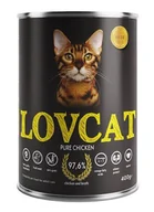 Mokra karma dla kotów - Lovcat Pure Chicken puszka 400g - miniaturka - grafika 1