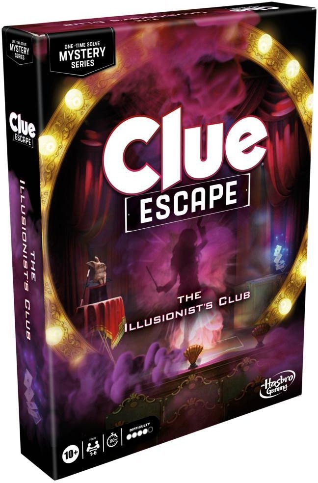 Stalo žaidimas Hasbro Gaming Cluedo Escape The Illusionist Club, FI