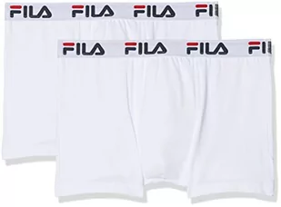 FILA Fila Bokserki męskie 2 sztuki FU5016/2 MAN BOXER 300 S, 300 białe, S, FU5016/2 FU5016/2 - Majtki męskie - miniaturka - grafika 1