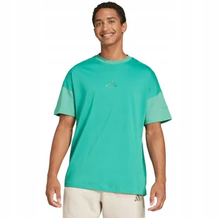 Koszulka męska adidas All SZN zielona JJ3676 M - Koszulki męskie - miniaturka - grafika 1