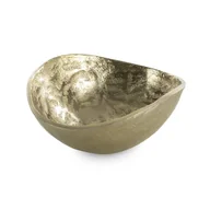 Tace i patery - Misa dekoracyjna metalowa PEDRO 14X14X6 złota - miniaturka - grafika 1