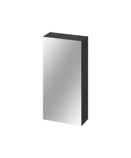 Szafka łazienkowa wisząca z lustrem Meissen Keramik Werta 40 cm czarny mat S1005-003 - Szafki łazienkowe - miniaturka - grafika 1