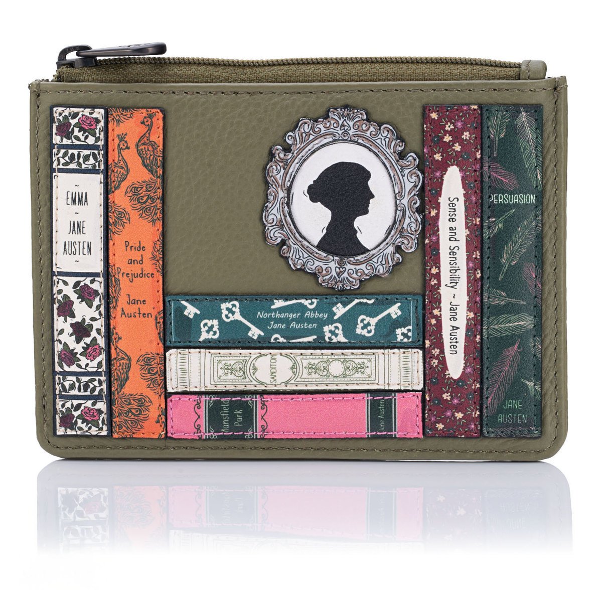 Skórzana bilonówka damska Jane Austen Yoshi Y1321 - oliwkowa