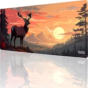 Podkładki pod mysz - Podkładka Tilt PODKŁADKA POD KLAWIATURĘ Jeleń w Rezerwacie 90x40 TILT Duża Dla gracza - miniaturka - grafika 1