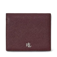 Portfele - Portfel damski LAUREN RALPH LAUREN 432962112015 Bordowy - miniaturka - grafika 1