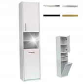 Szafki łazienkowe - Szafka Łazienkowa stojąca z koszem szer. 40cm Producent Kod: 270K - miniaturka - grafika 1