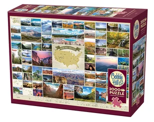 Puzzle, Parki narodowe w Stanach Zjednoczonych, 2000 el. - Puzzle - miniaturka - grafika 1